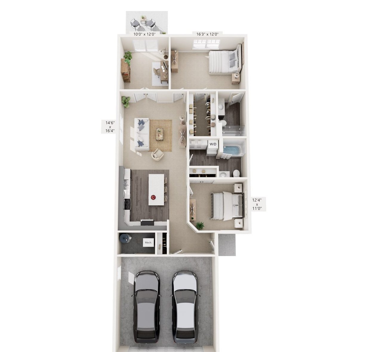 The Ridgemont floor plan