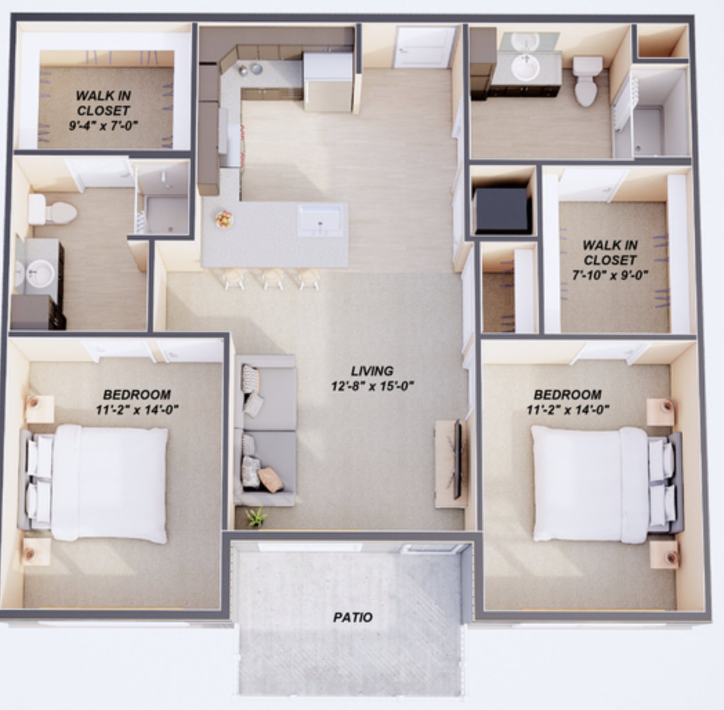 2 Bedrooms | Elmhurst
