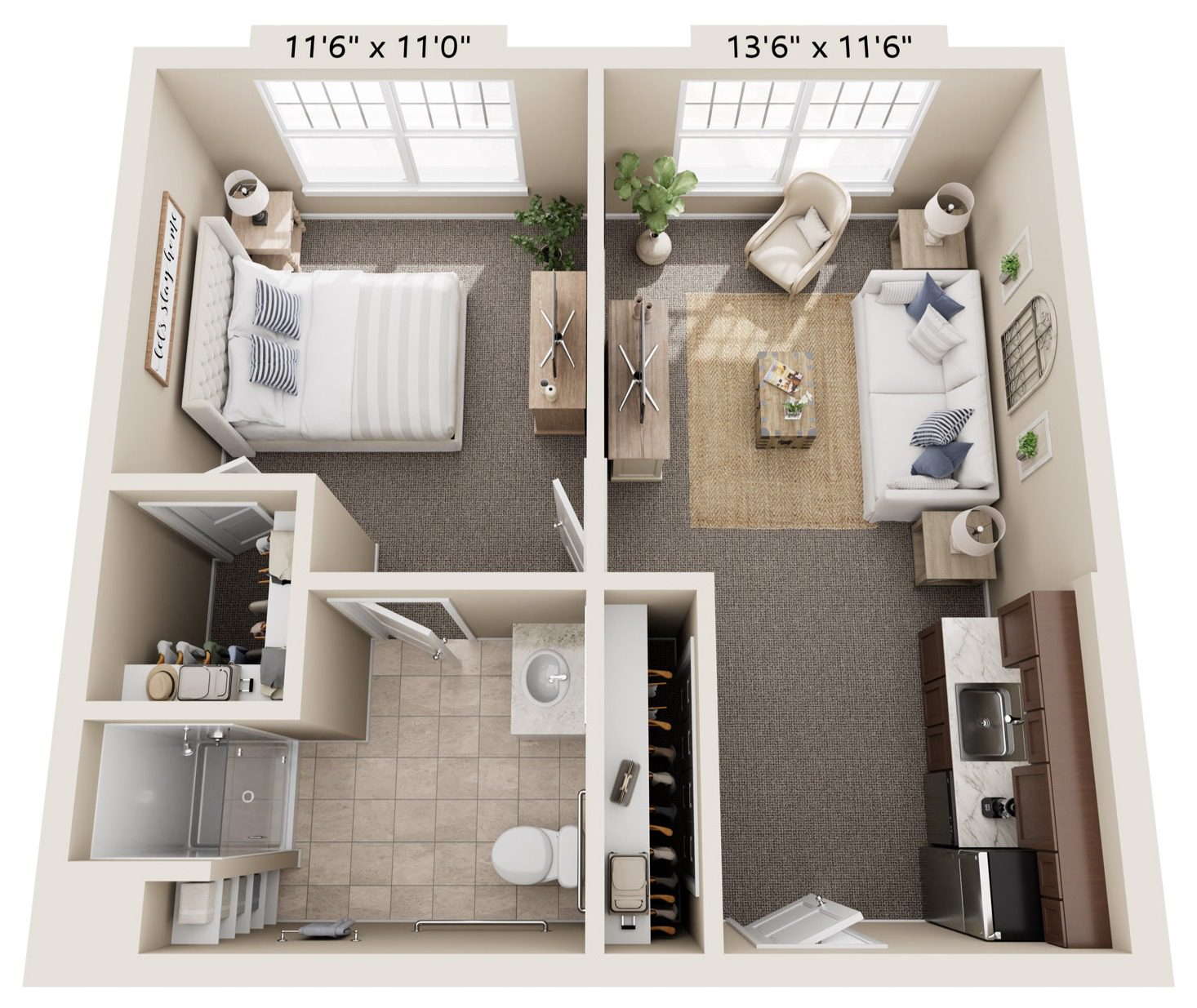 Marigold | 544 Sq. Ft.